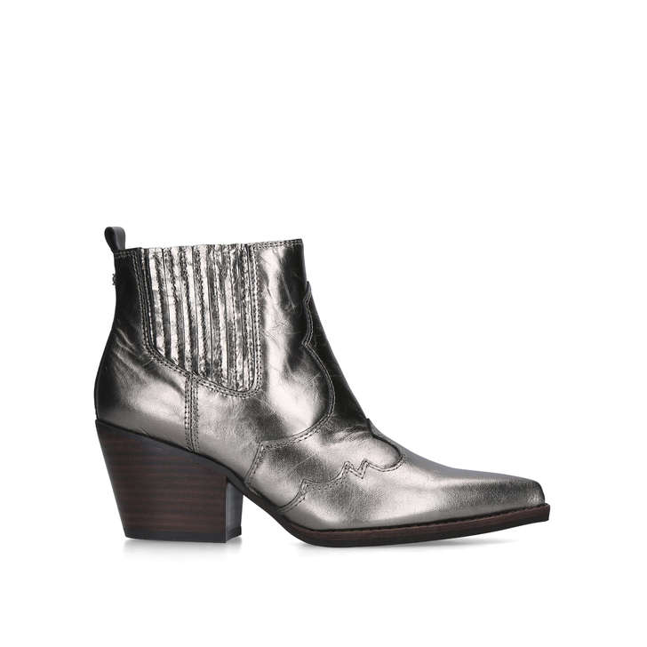 ankle boots metallic