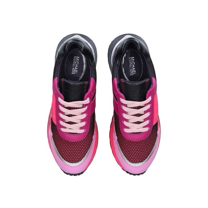 monroe mesh and leather trainer