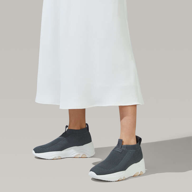 carvela grey trainers