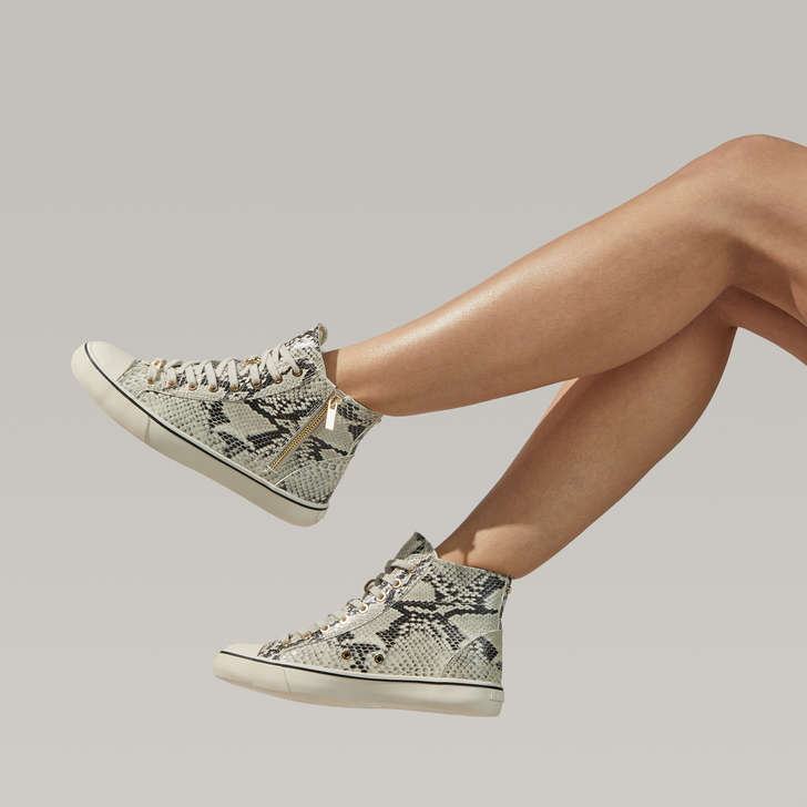 Legendary Snake Print High Top Trainers 