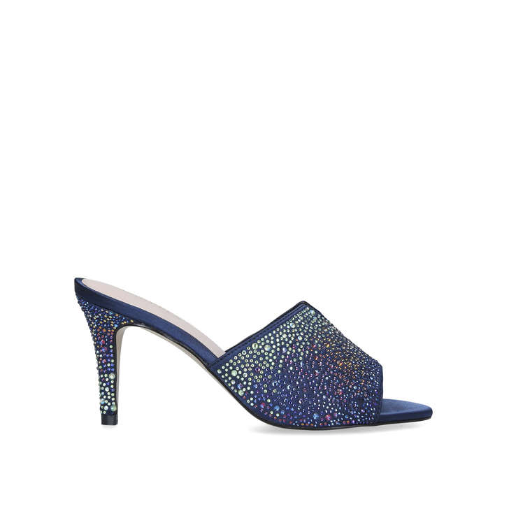 carvela navy heels