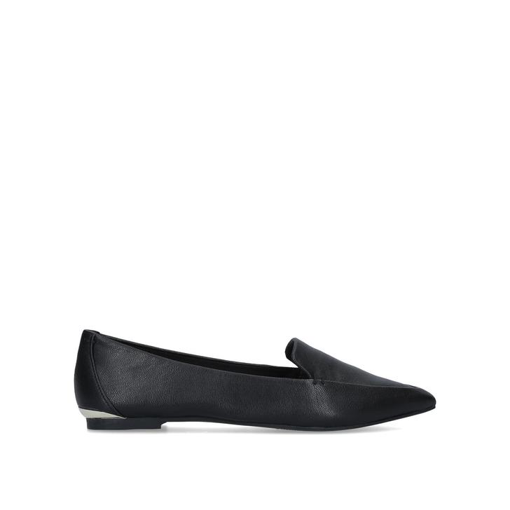 carvela flat black shoes