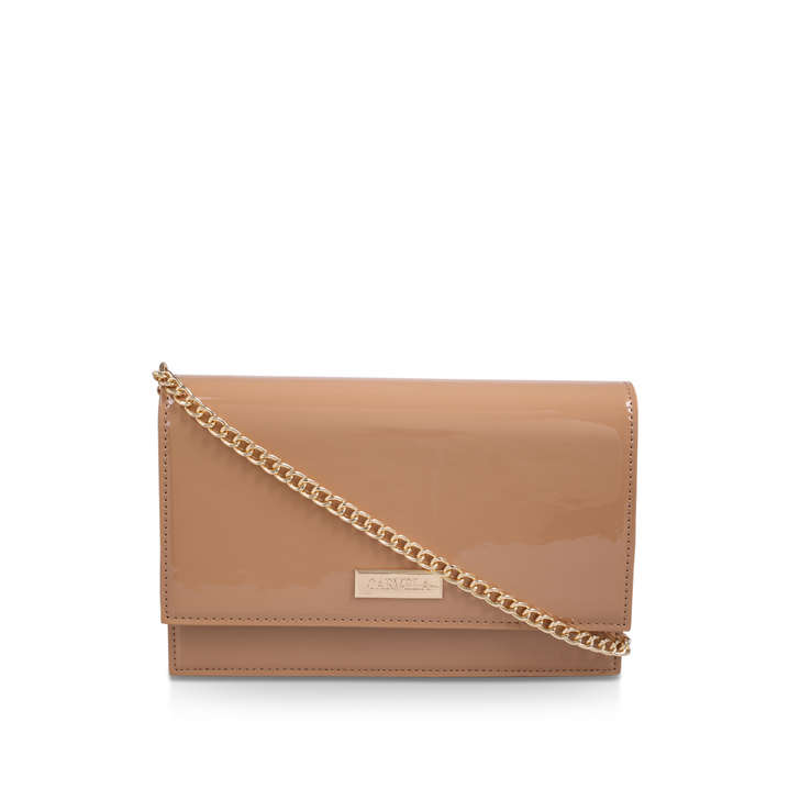 patent clutch bag