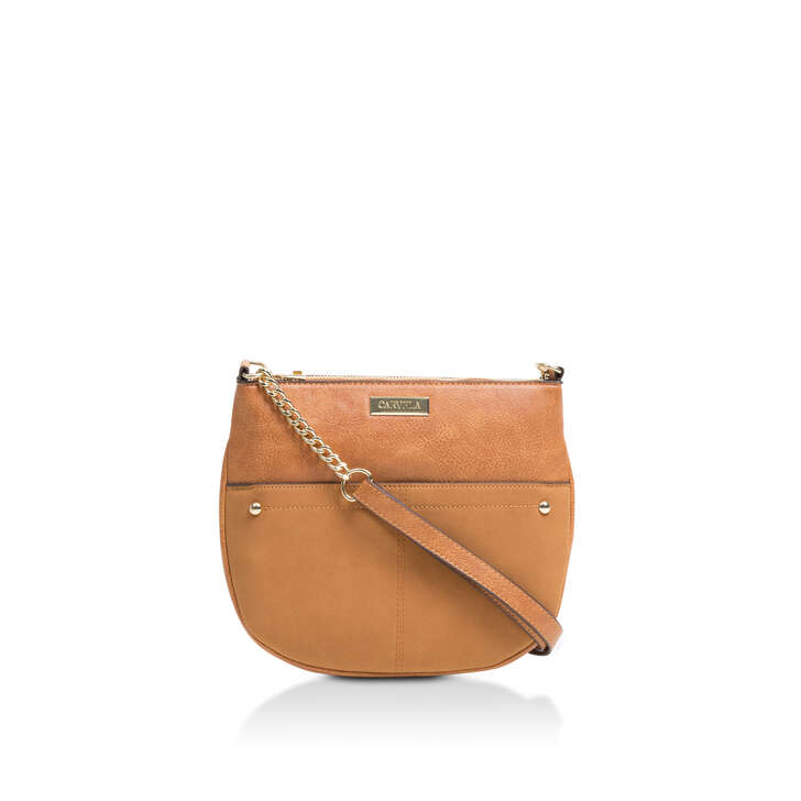 carvela tan cross body bag