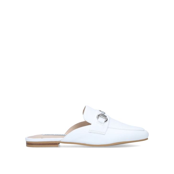 steve madden white mules