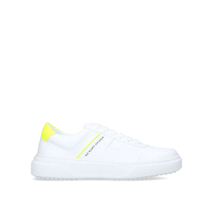 mens kurt geiger white trainers