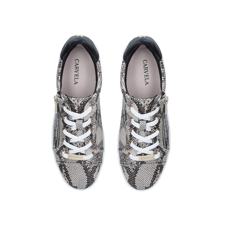 carvela jagged trainers white