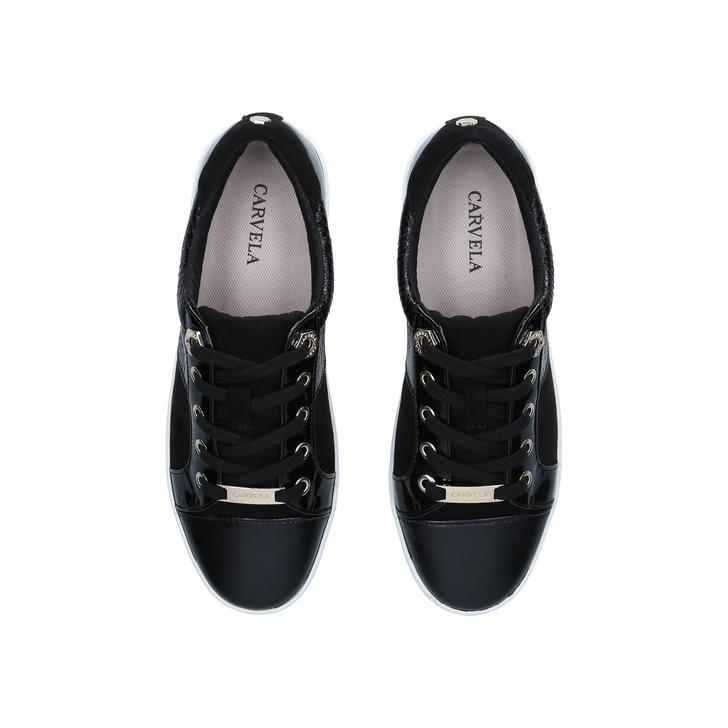 Jagger Black Lace Up Sneakers By 