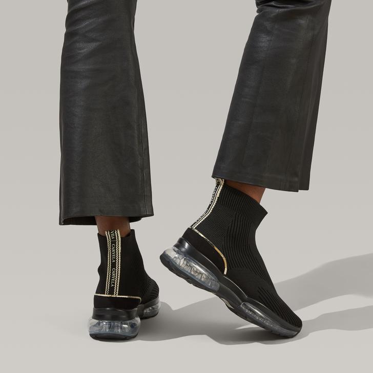 carvela link sock trainers