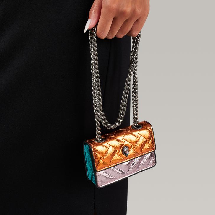 Micro Kensington Metallic Quilted Micro Bag By Kurt Geiger London ...