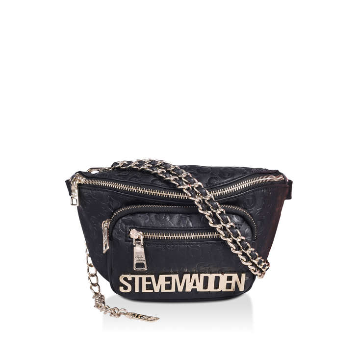 steve madden belt bag black