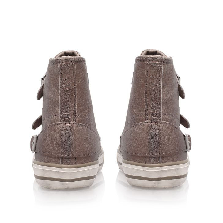 Lizzy Bronze Flat High Top Trainers By 