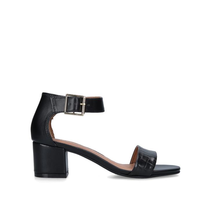 black carvela heels