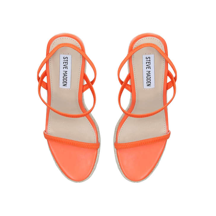 steve madden orange sandals