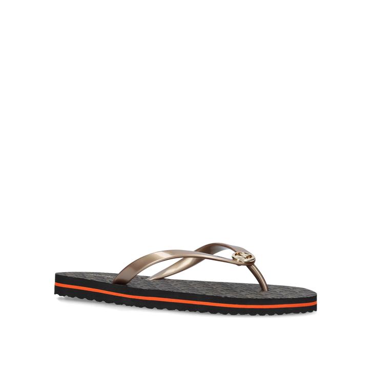 mk flip flop stripe eva
