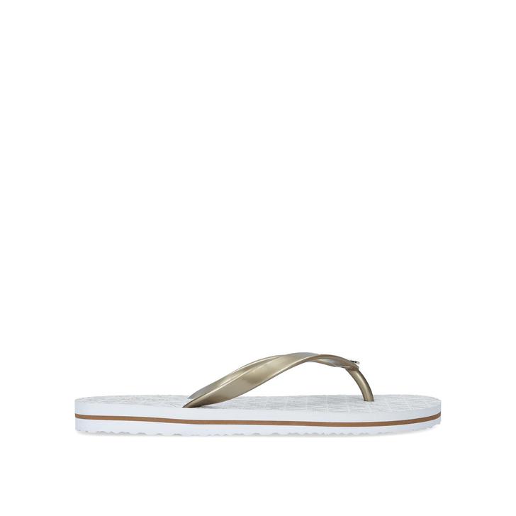 mk flip flop stripe eva