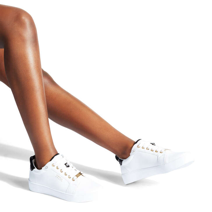 carvela joyful black trainers