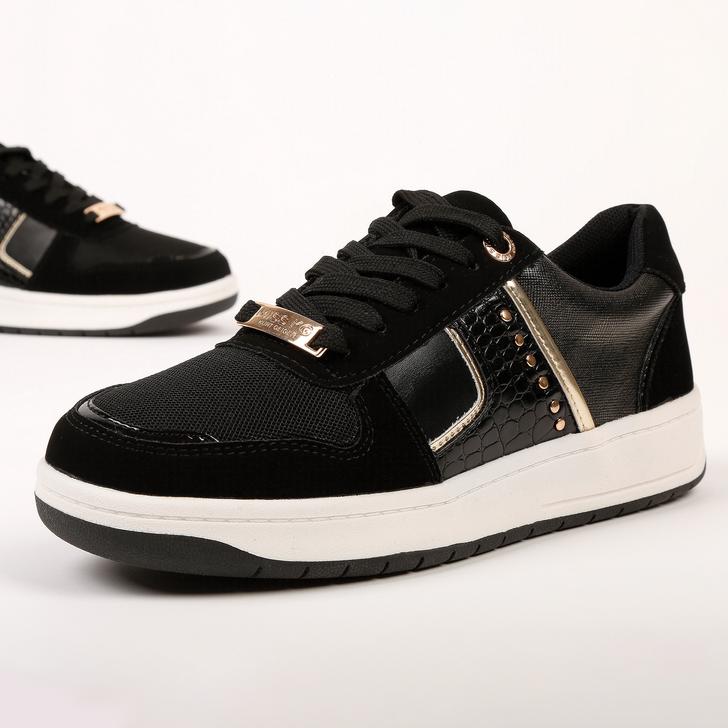 miss kg black trainers