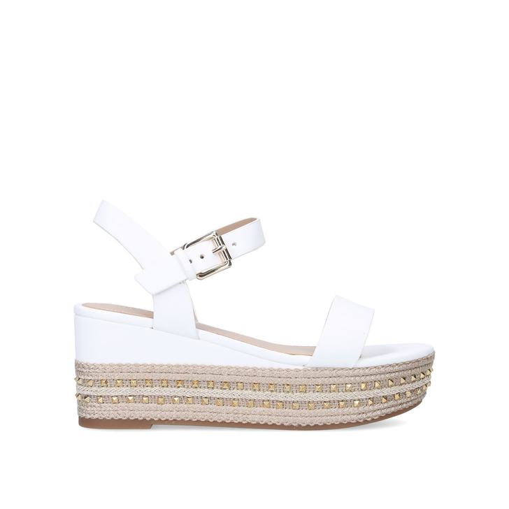 MAUMA White Wedge Heel Sandals by ALDO 