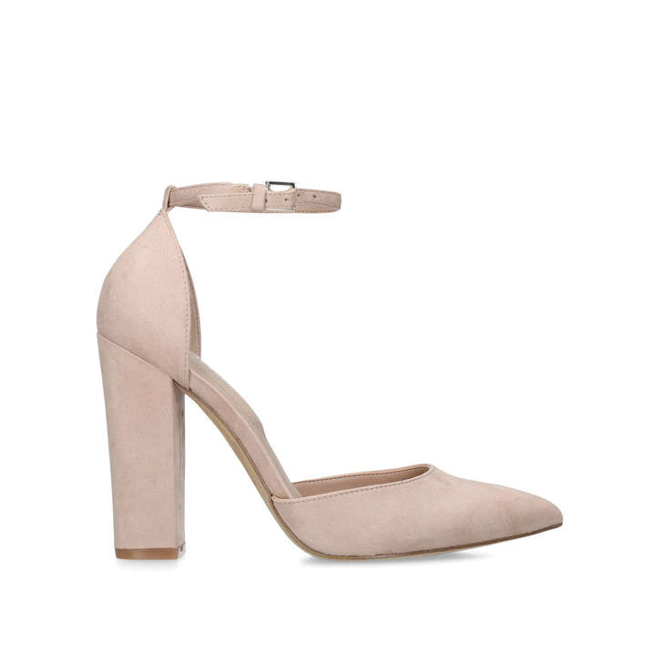 nude court shoes with strap