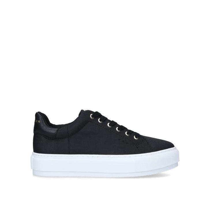 kurt geiger laney black trim trainers