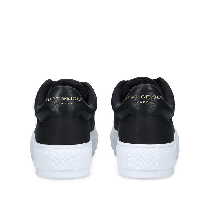 kurt geiger laney black trim trainers