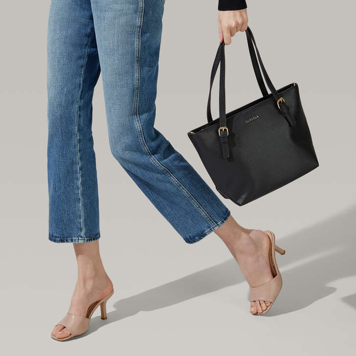 zip top tote bag