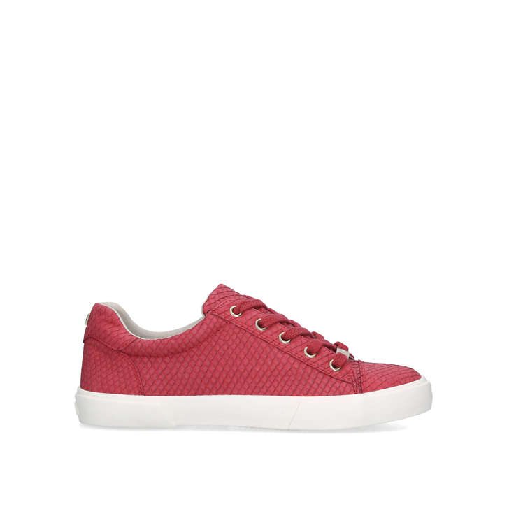 LIGHT Red Lace Up Trainers by CARVELA 