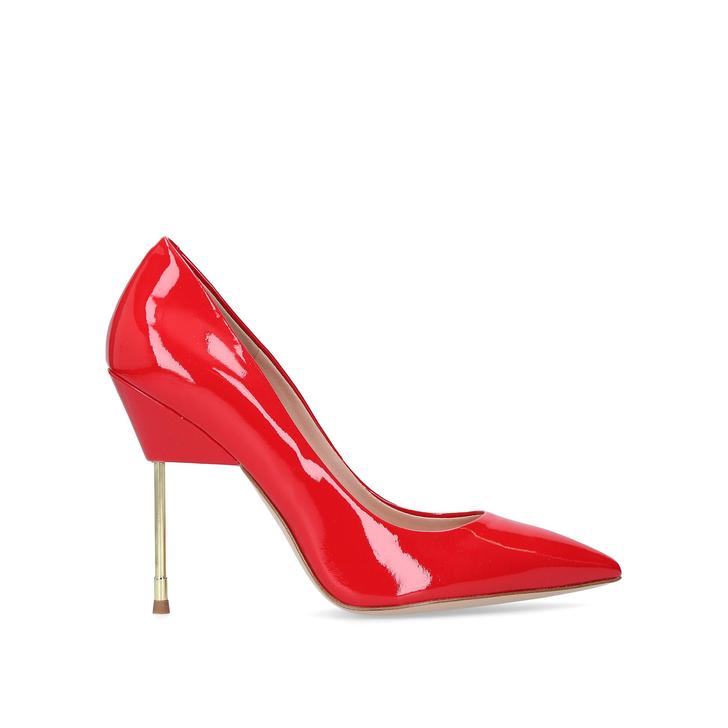 BRITTON Red High Heel Court Shoes by 