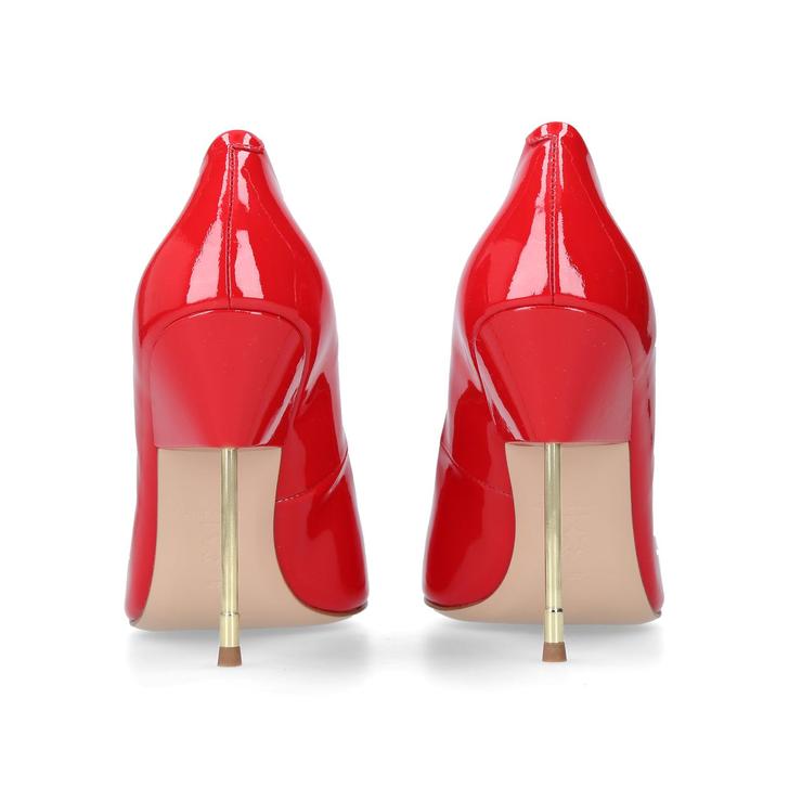 Britton Red High Heel Court Shoes By 