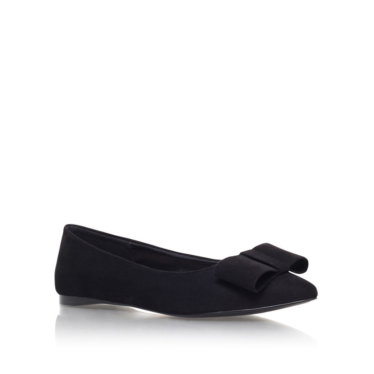 carvela black flat shoes