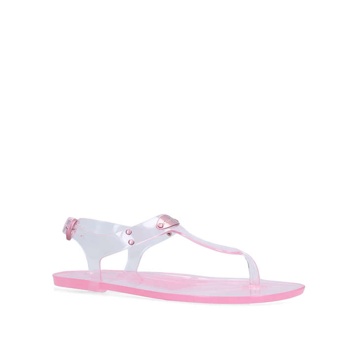 michael kors pink jelly sandals