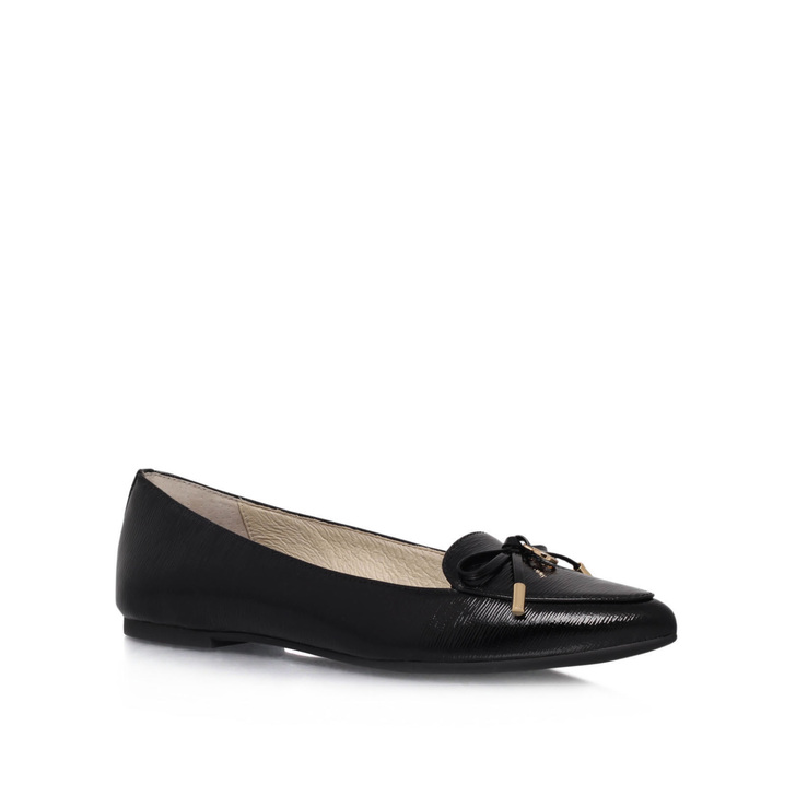 Nancy Flat Black Flat Loafer Shoes By Michael Michael Kors | Kurt Geiger