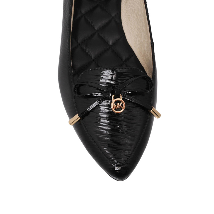 Nancy Flat Black Flat Loafer Shoes By 