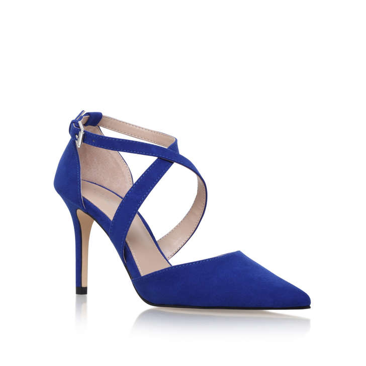 carvela blue heels
