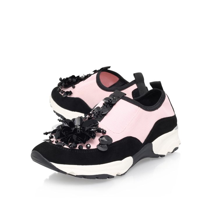 carvela pink trainers