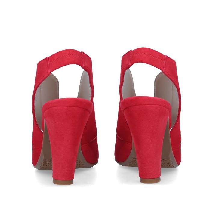 red carvela heels