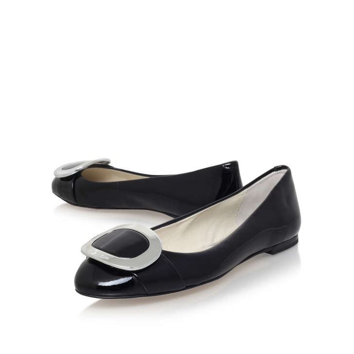 michael kors flat black shoes