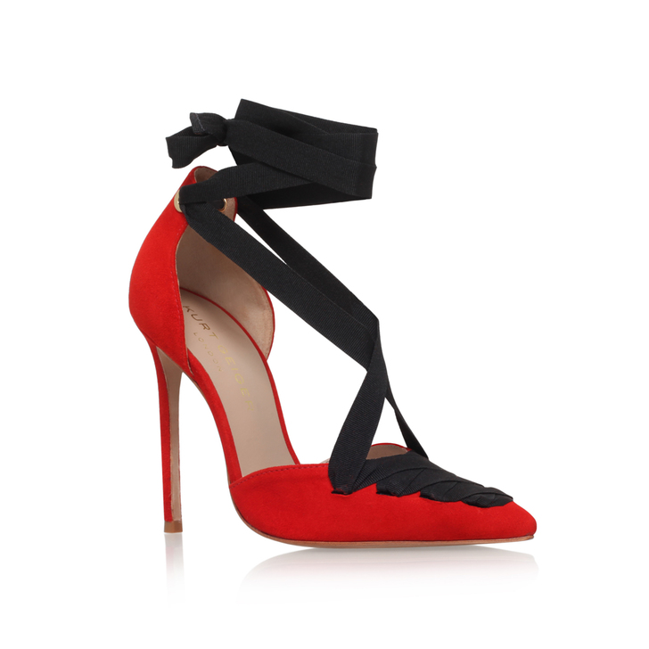 Siene Red High Heel Court Shoes By Kurt 