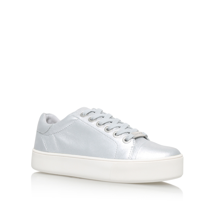 Loot Silver Flatform Trainers By 