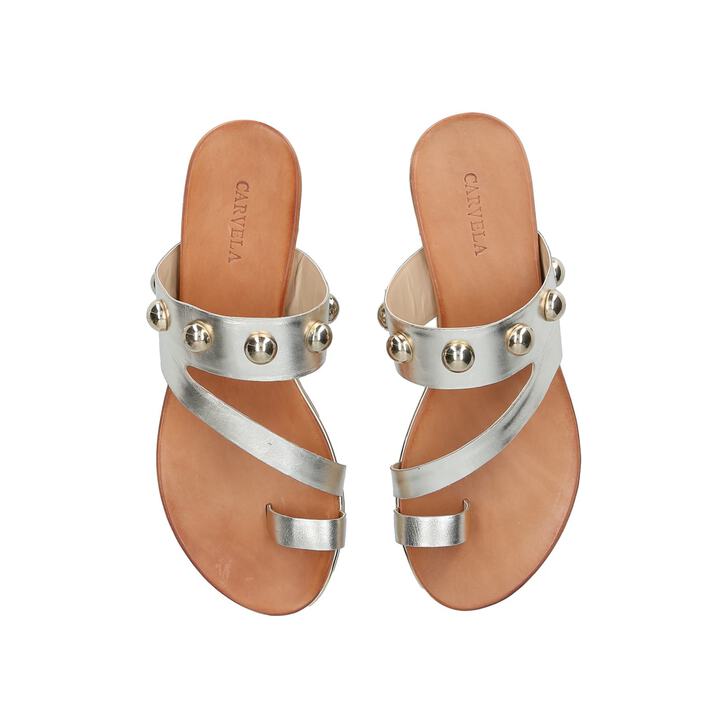 carvela metallic sandals