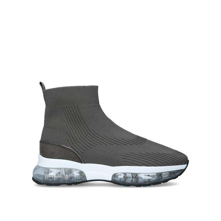 womens black sock trainers