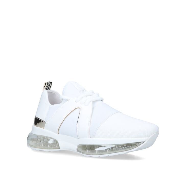 white bubble sole trainers