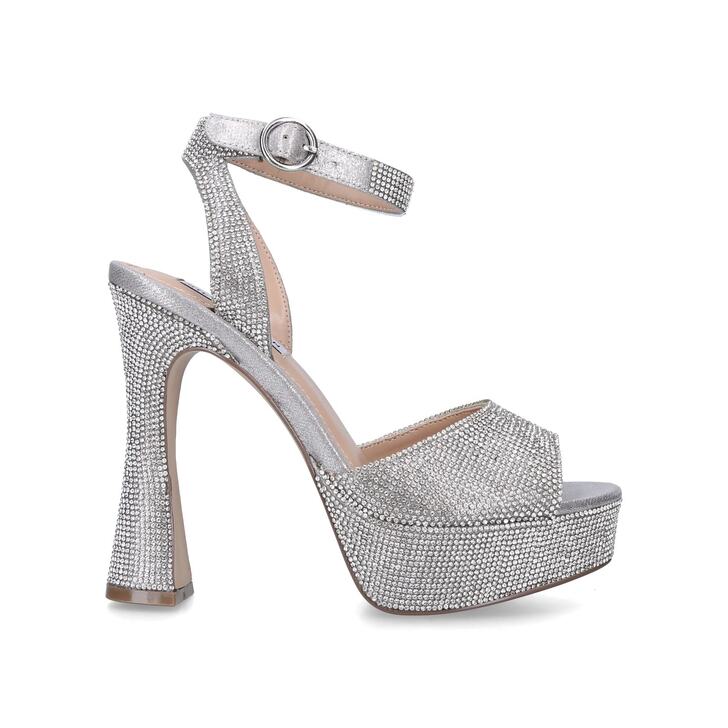 steve madden silver platform sneakers