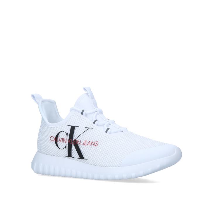 calvin klein jeans rosilee runner trainers in white