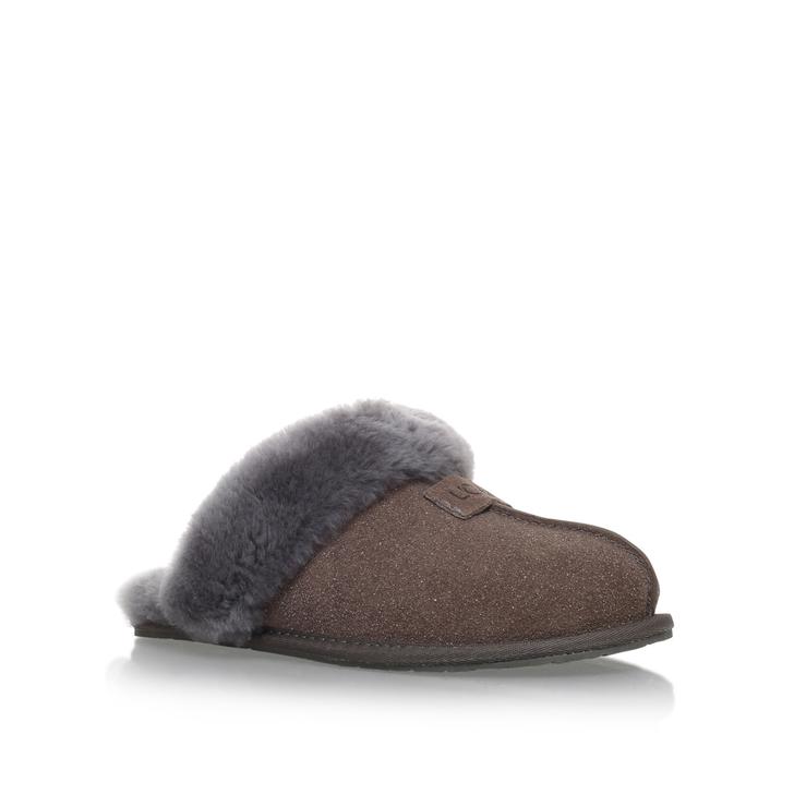 grey scuffette slippers