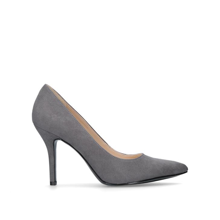 FLAGSHIP Grey Mid Heel Court Shoes by 