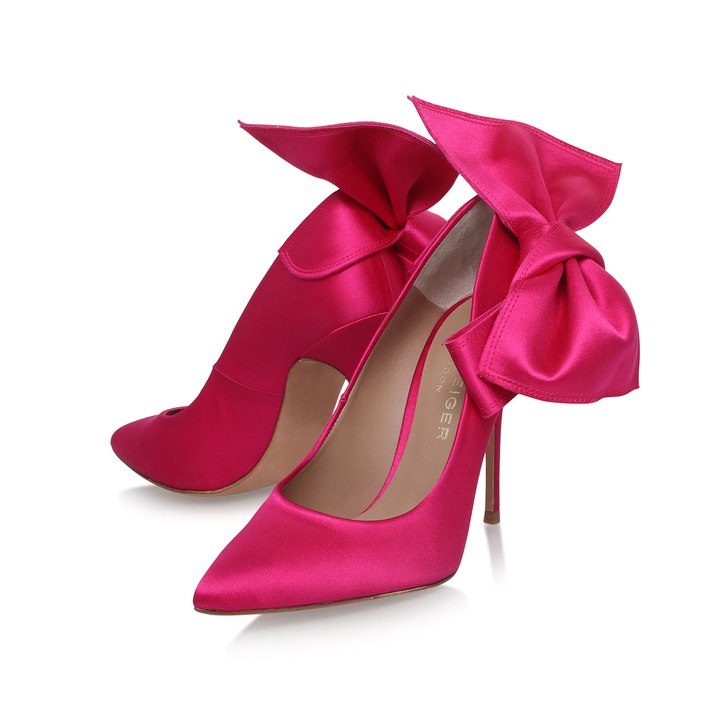 Evie Pink High Heel Court Shoes By Kurt Geiger London | Kurt Geiger