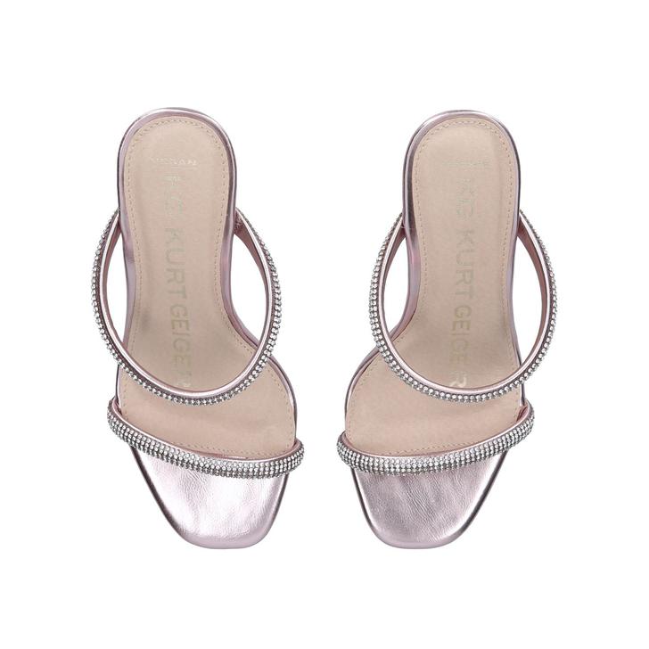 FOSTER Rose Gold Metallic Strappy 