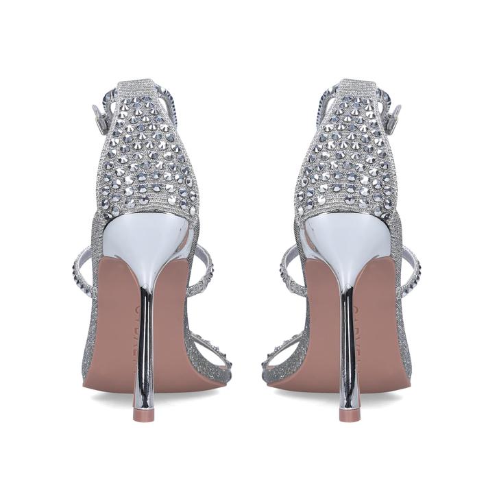 carvela silver shoes